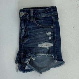 American Eagle High Rise Stretch Jean Shorts